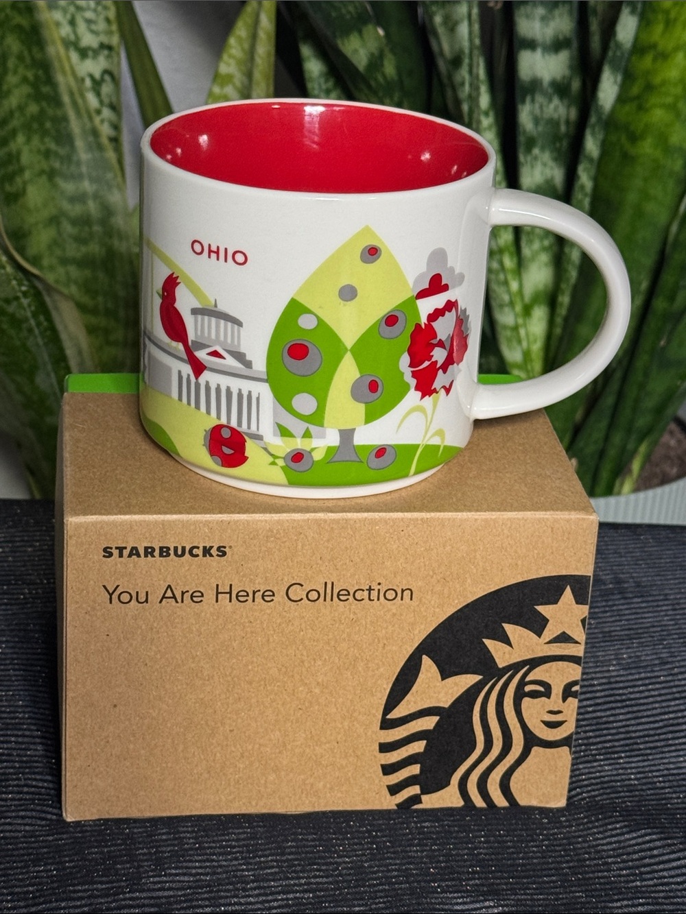 Starbucks "You Are Here" Ohio 2015 Ceramic Coffee Mug - 14 Ounces